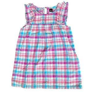 Tea Collection Girls Sleeveless Plaid Dress